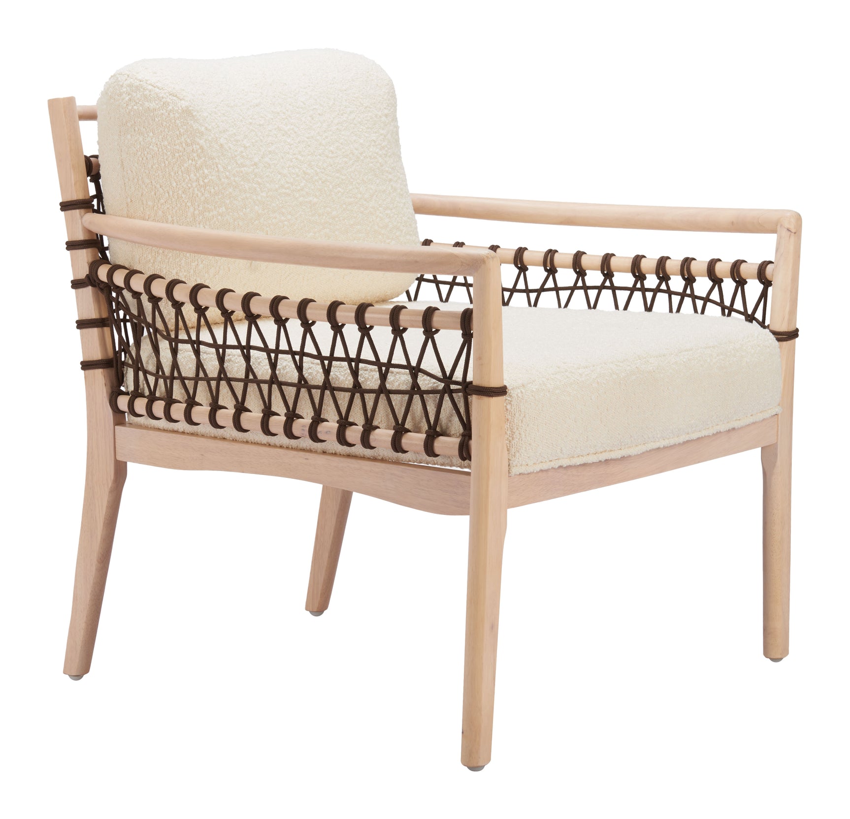 Wezly Ivory Accent Chair - Ornate Home
