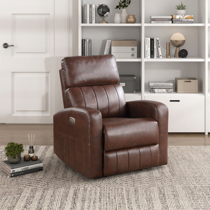 Wheaton Brown Power Lift Chair - Ornate Home