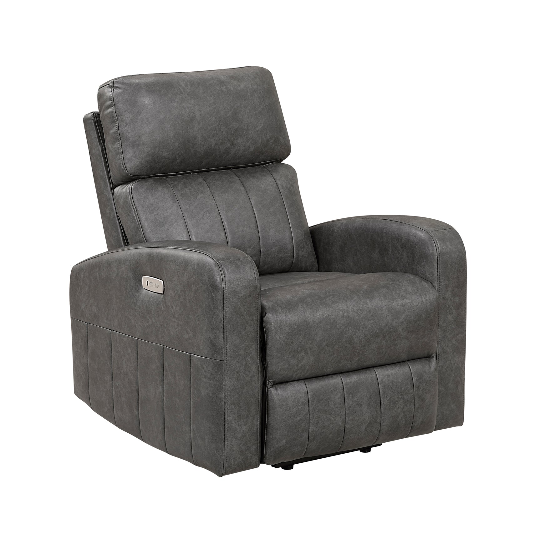 Wheaton Gray Power Lift Chair - Ornate Home