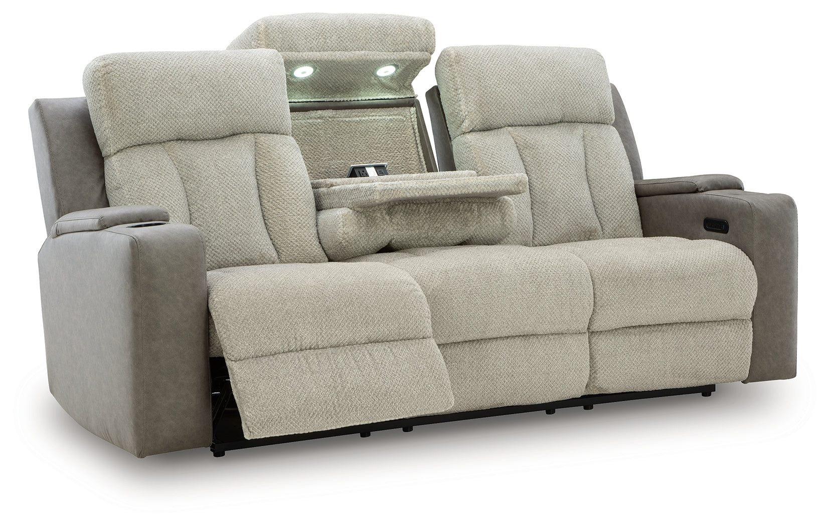 WhipLash Sisal Power Reclining Sofa - Ornate Home