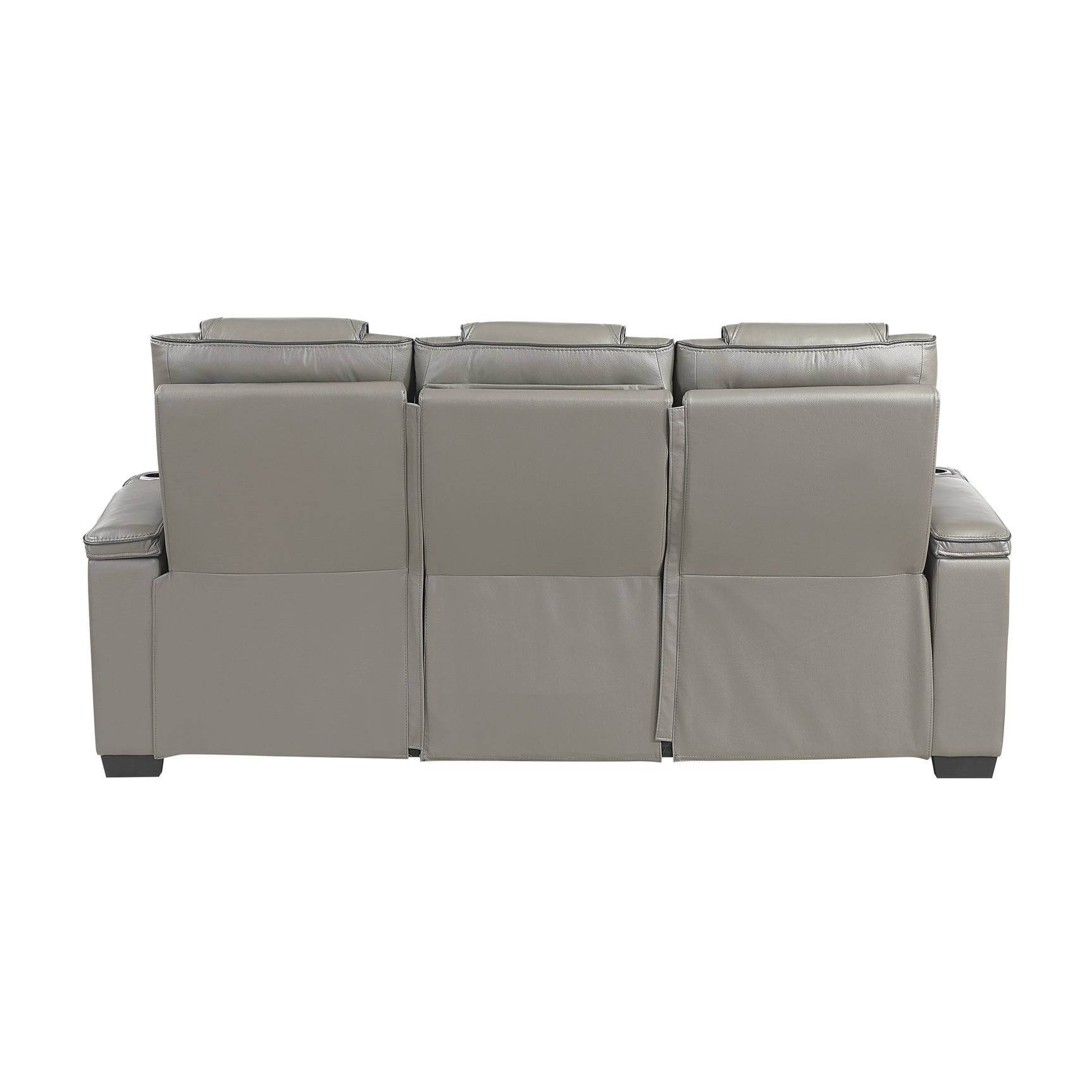 Whiselle Gray Power Double Reclining Sofa - Ornate Home