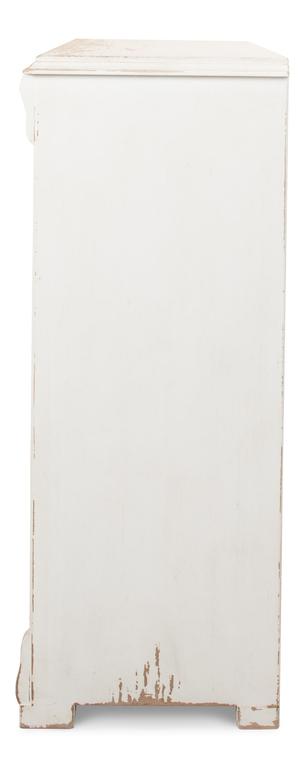 White Swan White Tall Sideboard - Ornate Home