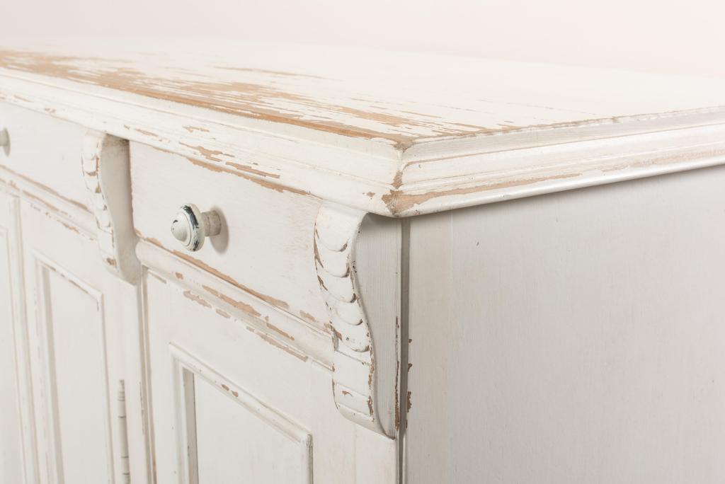 White Swan White Tall Sideboard - Ornate Home