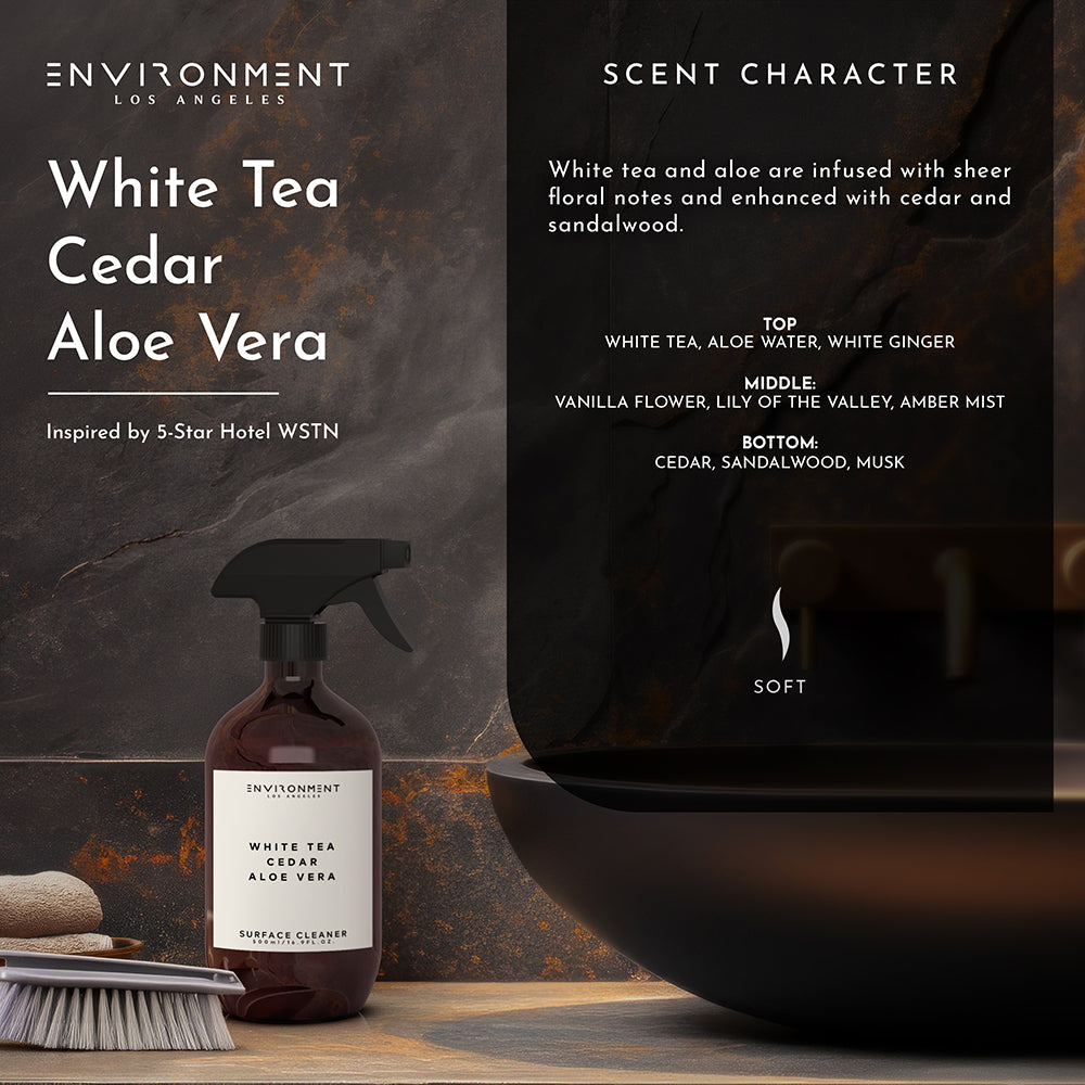 White Tea | Cedar | Aloe Vera Surface Cleaner (Inspired by Westin Hotel®) - Ornate Home