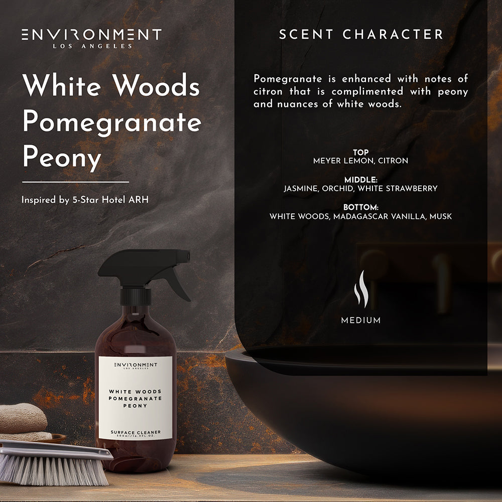 White Woods | Pomegranate | Peony Surface Cleaner (Inspired by The Aria Hotel®) - Ornate Home