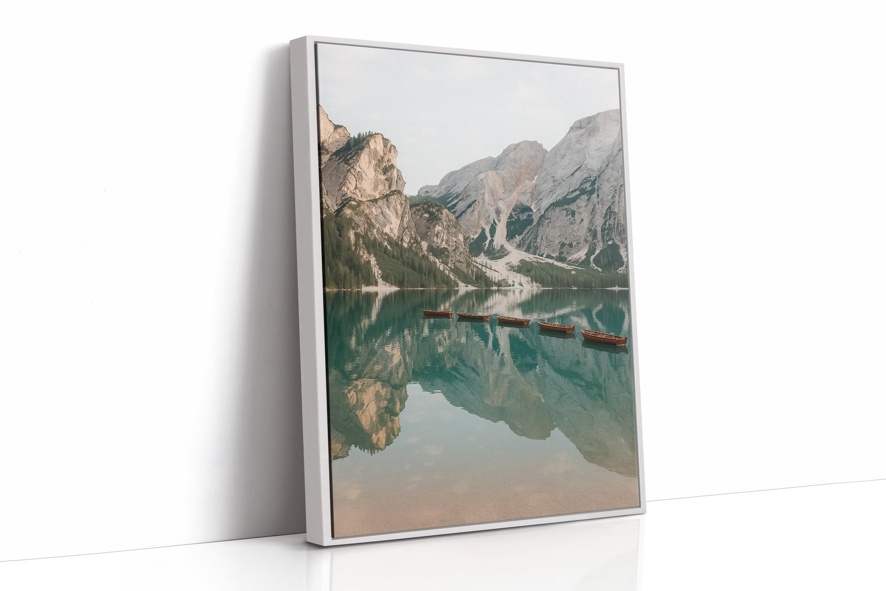 Still Waters, Silent Peaks – Tranquil Alpine Lake