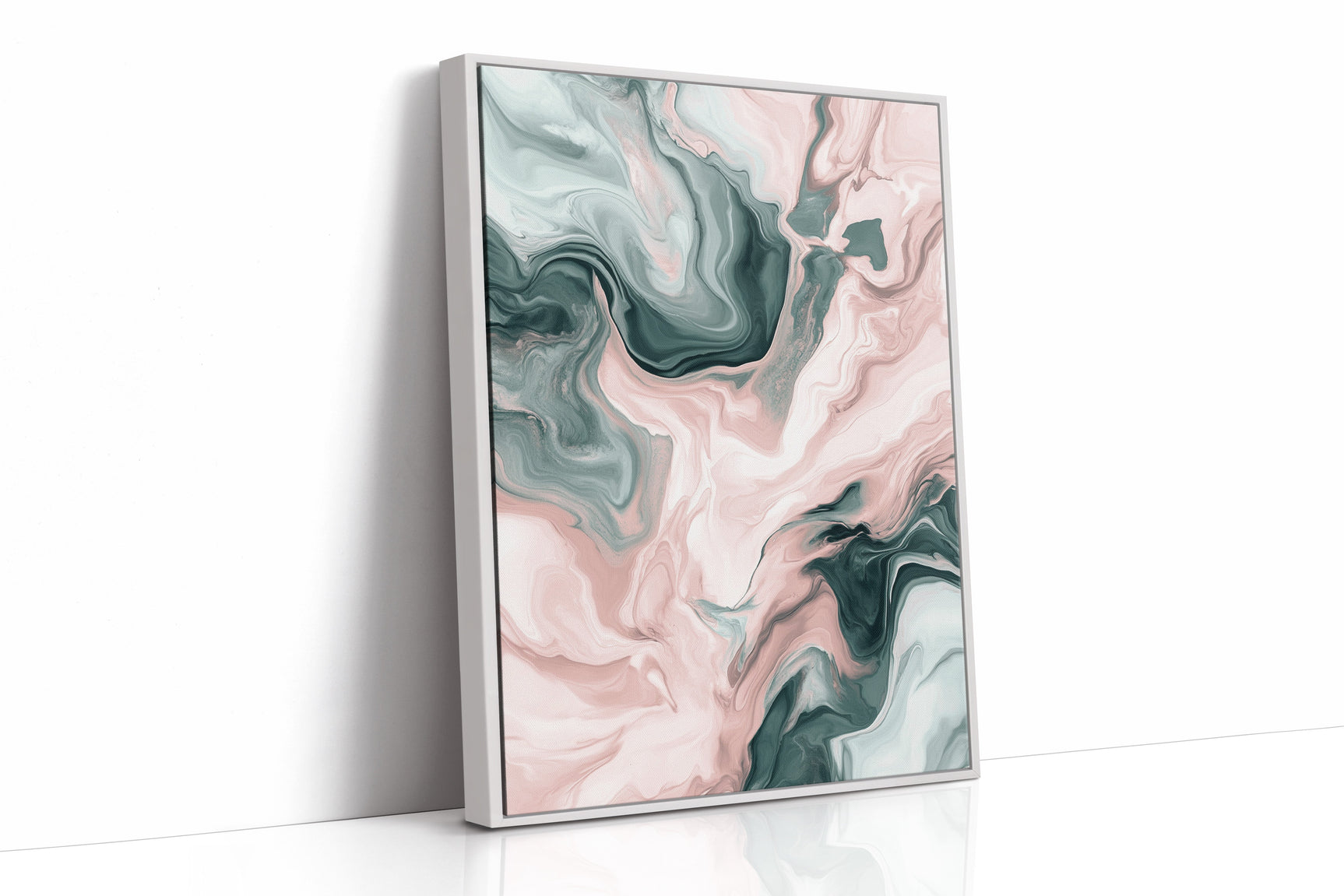 Mystic Waves - Abstract Marble Canvas Art
