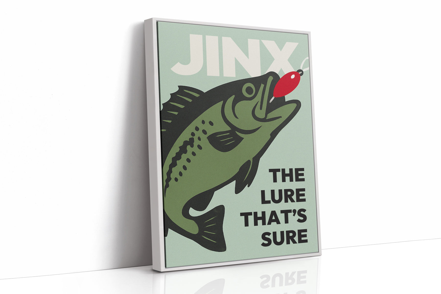 Baited Bliss - Retro Fishing Print
