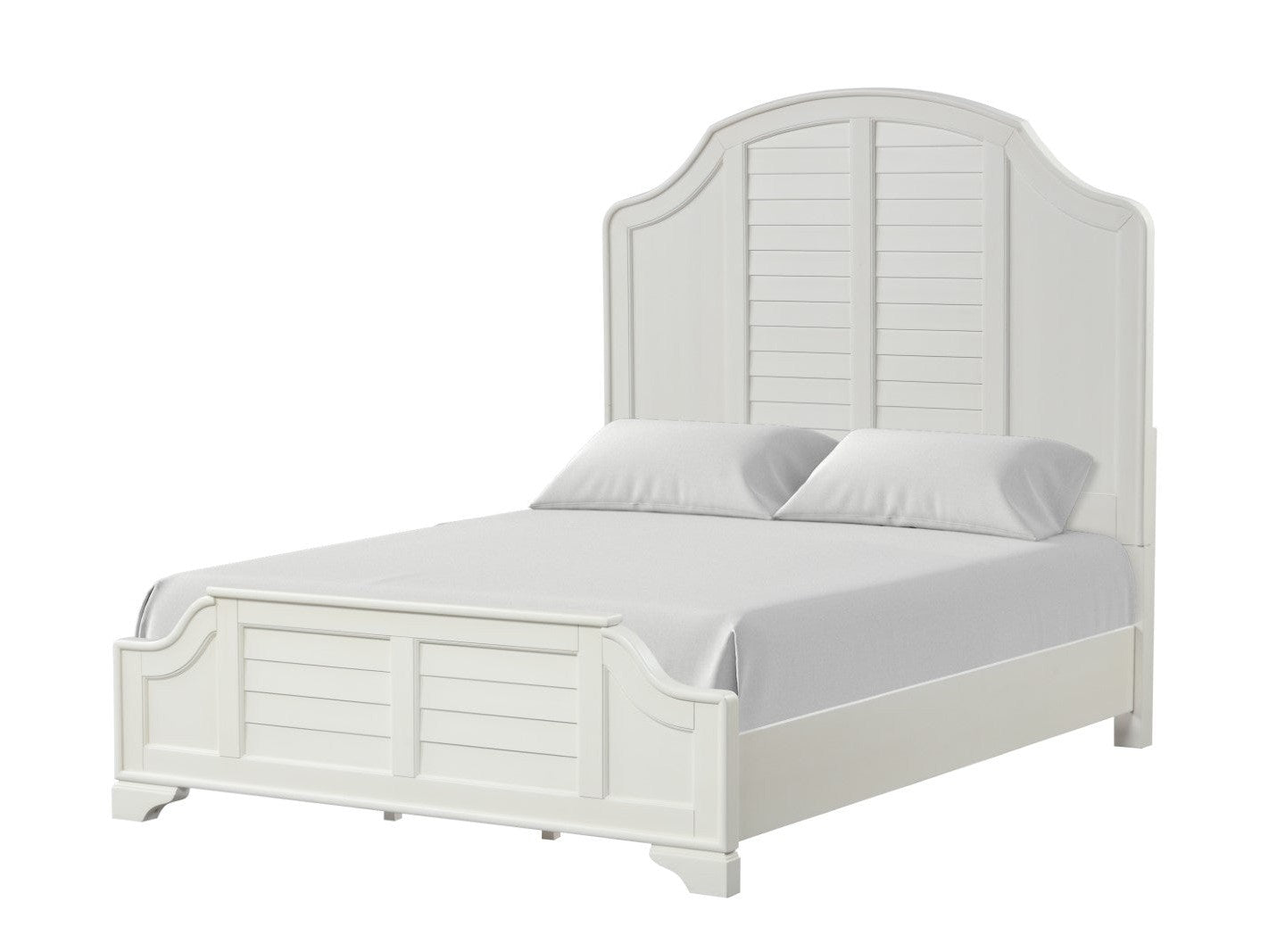 Whitehaven White/Coastal Queen Bed - Ornate Home