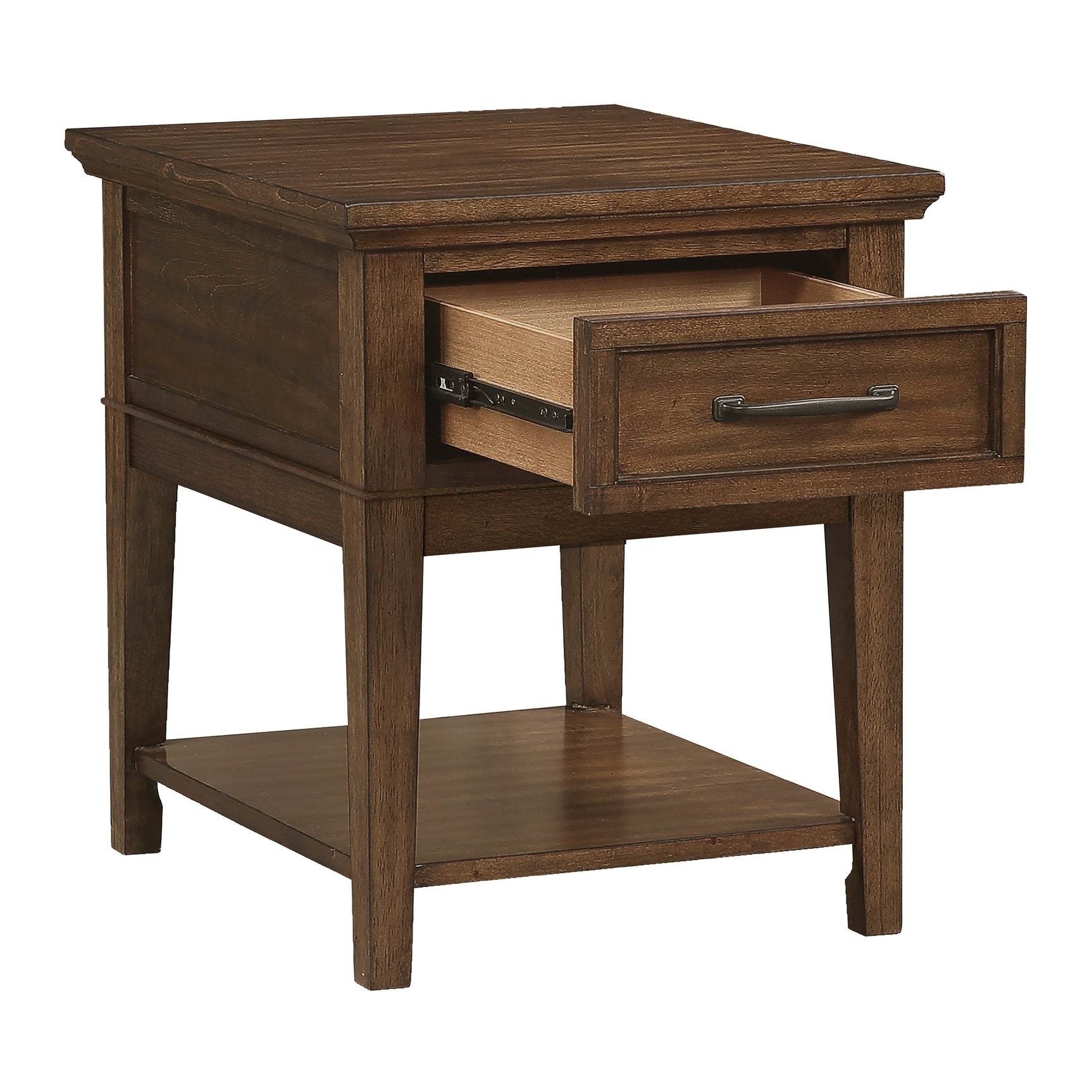 Whitley Walnut End Table - Ornate Home