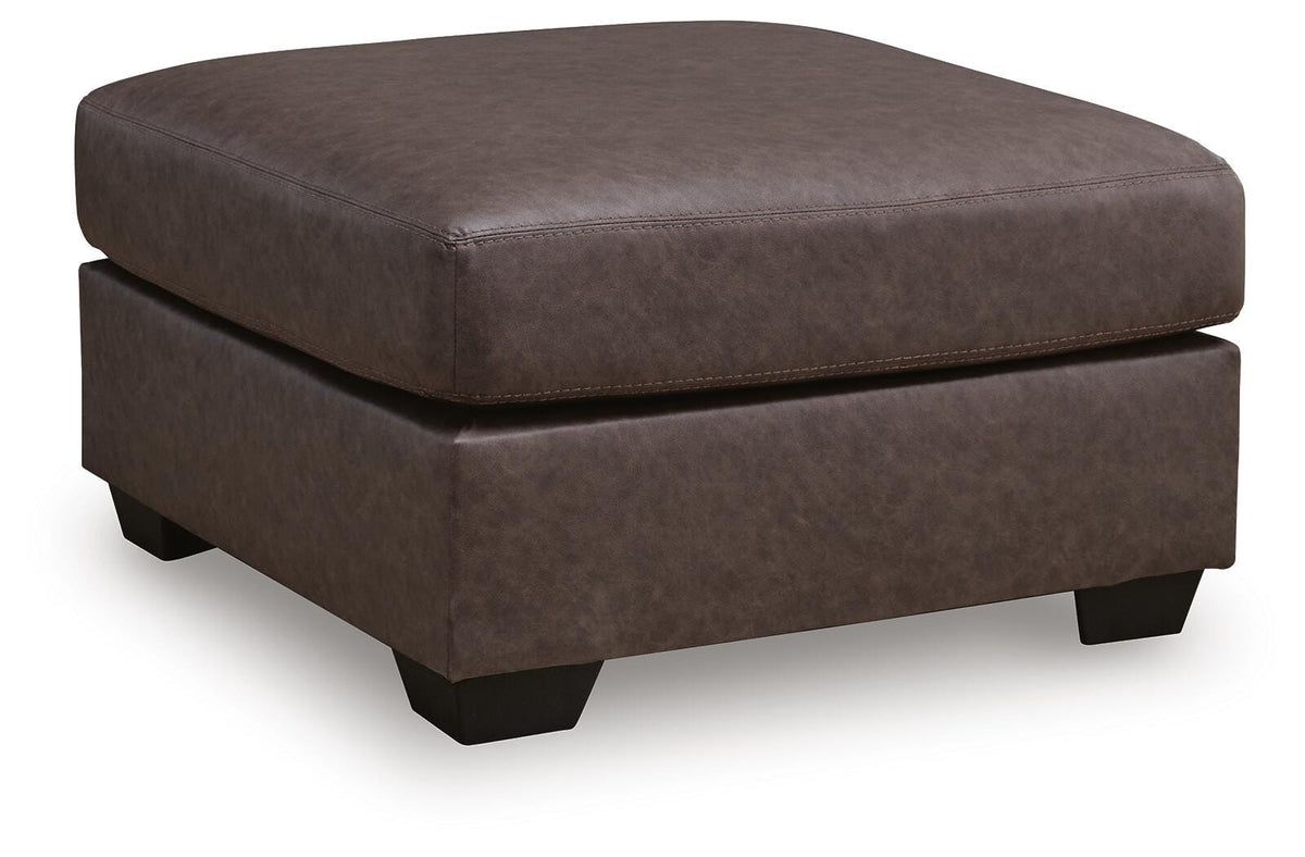 Whitlock Umber Oversized Accent Ottoman (Online Special Price) - Ornate Home