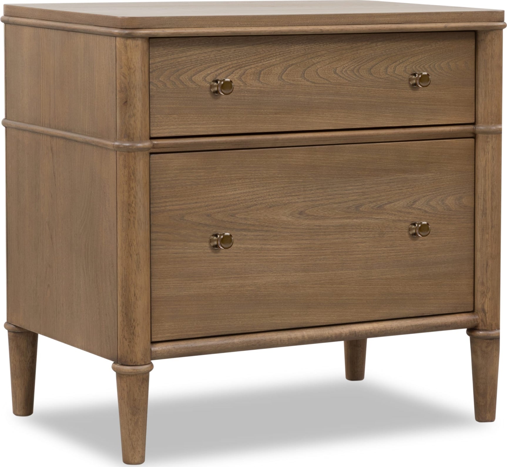 Whitmore Claystone 2-Drawer Nightstand - Ornate Home