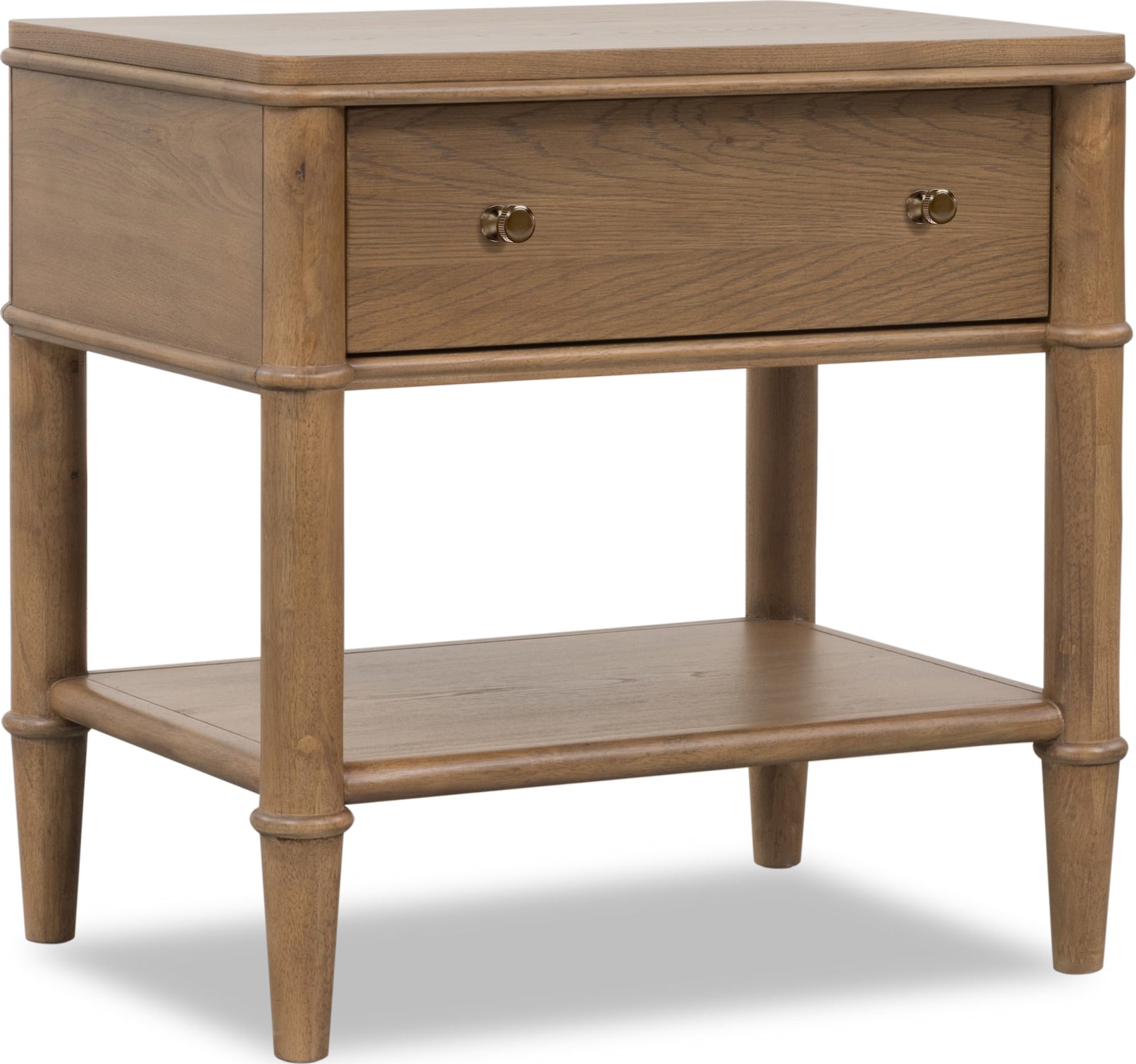 Whitmore Claystone One Drawer Nightstand - Ornate Home