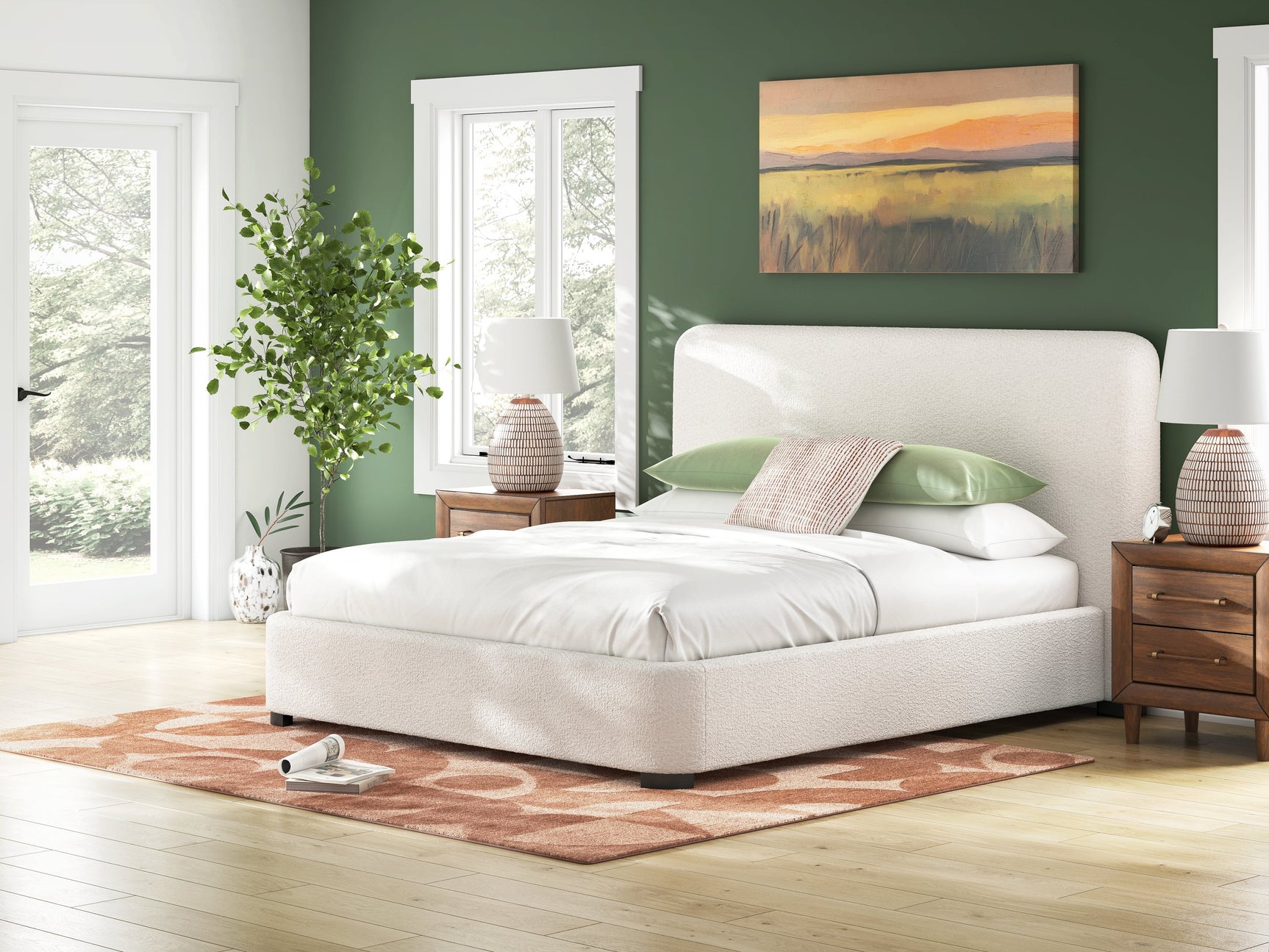 Whittgate Beige California King Upholstered Bed (Online Special Price) - Ornate Home