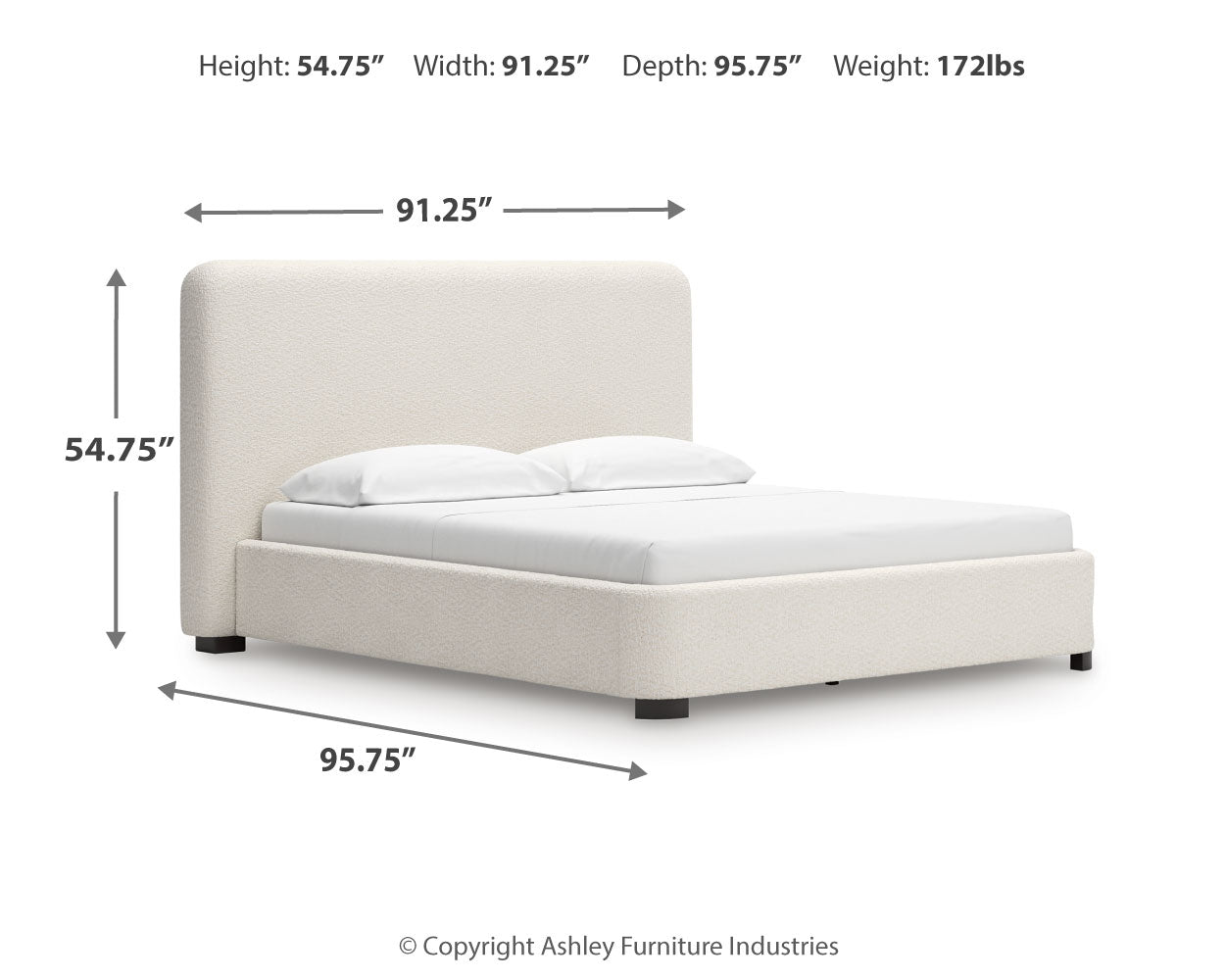 Whittgate Beige California King Upholstered Bed (Online Special Price) - Ornate Home