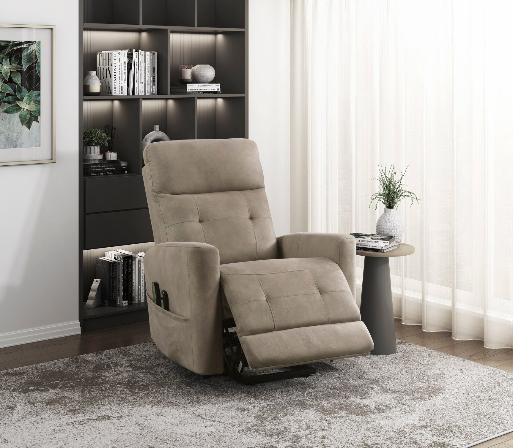 Wichita Brown Power Lift Chair - Ornate Home