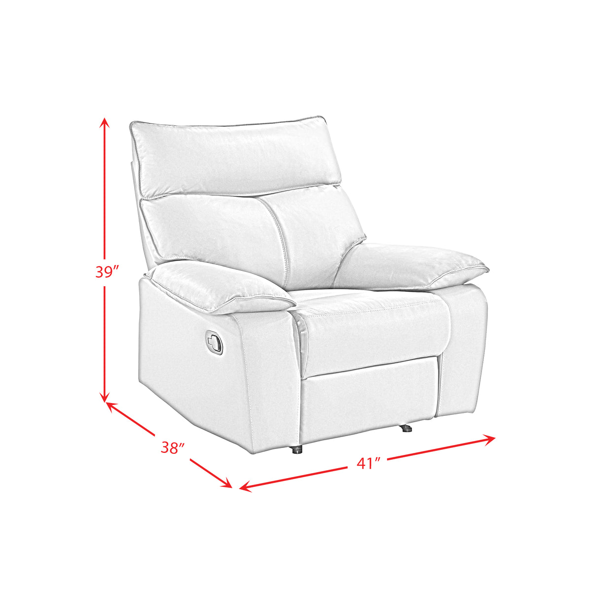 Wildcat Aviarah Grey Motion Recliner - Ornate Home