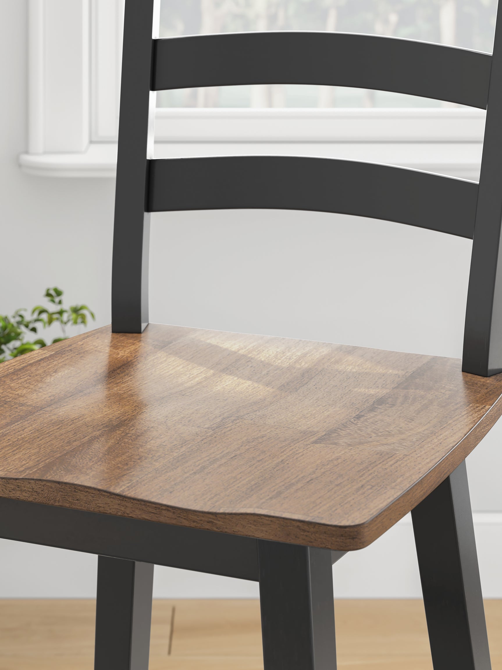 Wildenauer Brown/Black Bar Table and 4 Barstools - Ornate Home