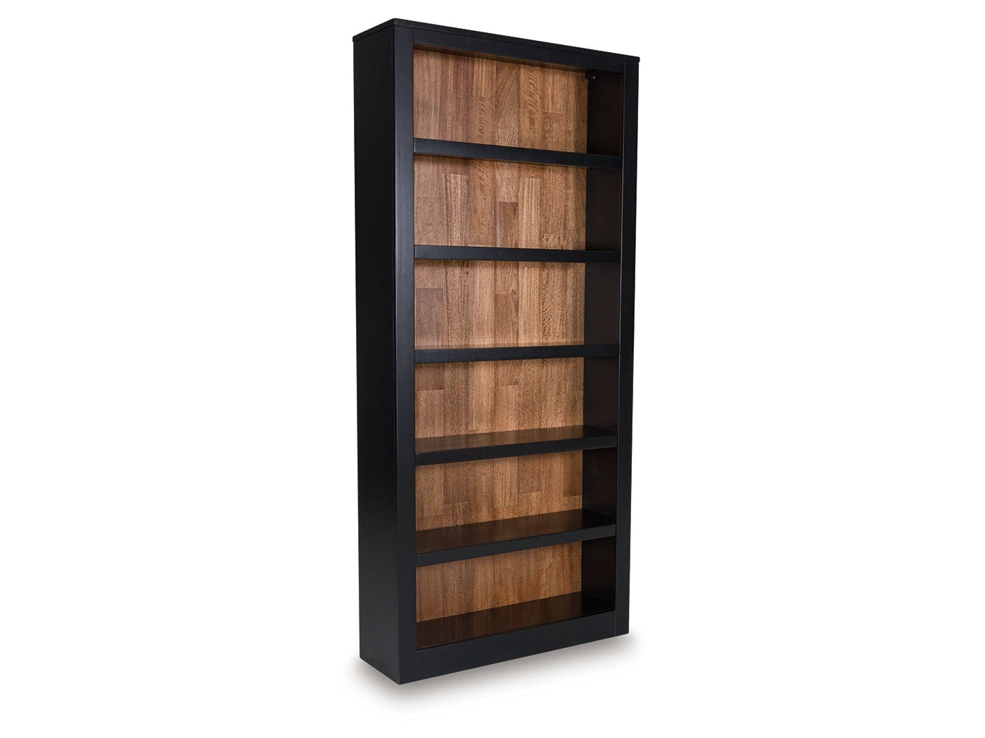 Wildenauer Brown/Black Bookcase (Online Special Price) - Ornate Home