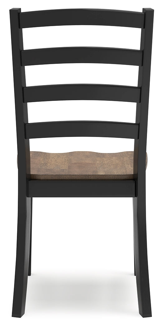 Wildenauer Brown/Black Extension Dining Table w/6 Chairs (Online Special Price) - Ornate Home