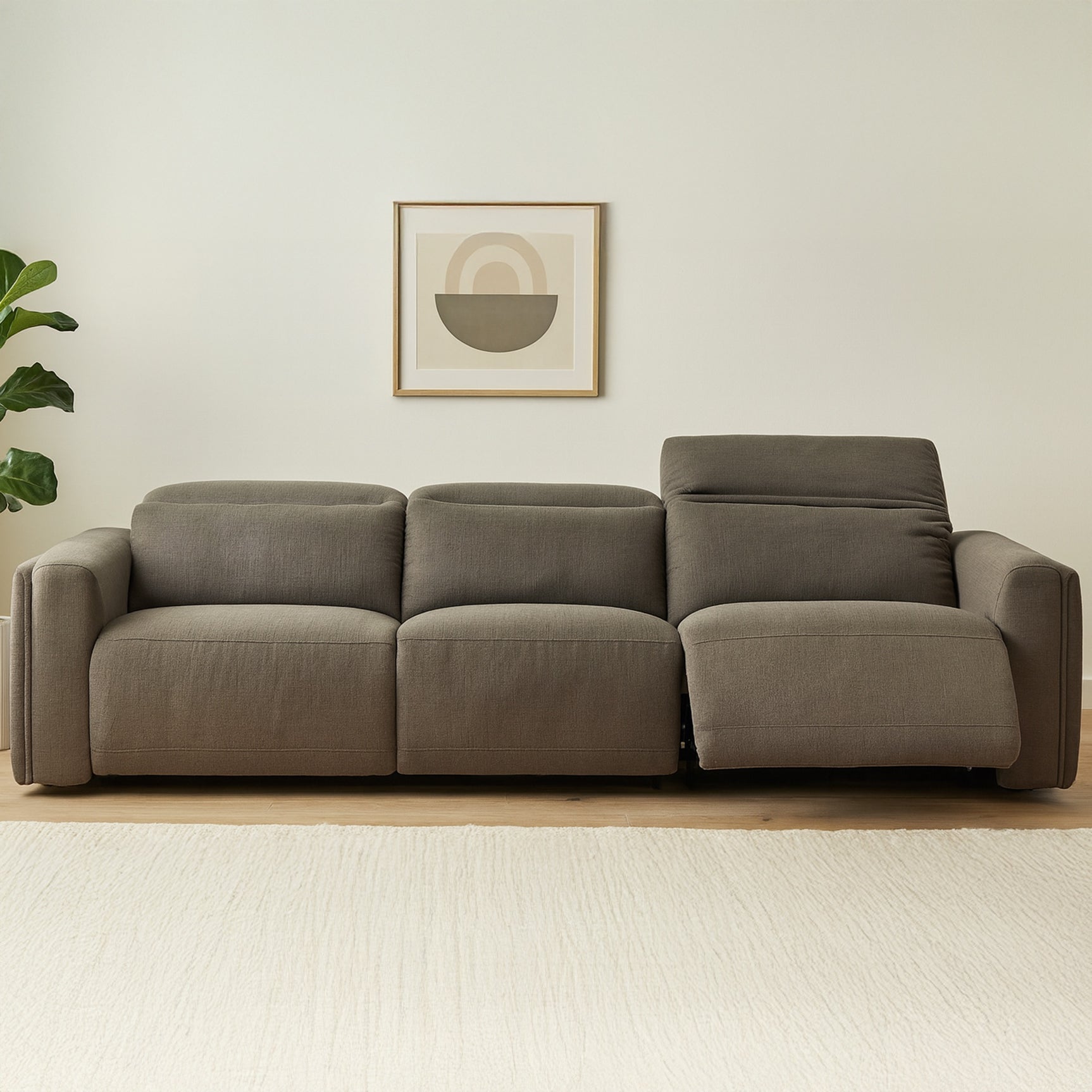 Wilder Soft Taupe Power Recliner Sofa - Ornate Home