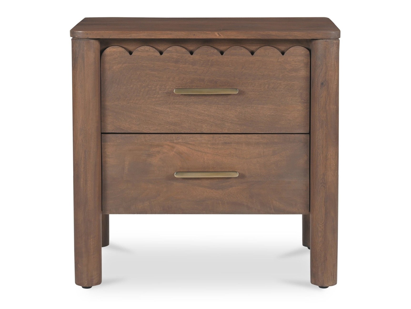 Wiley Vintage Brown Nightstand - Ornate Home