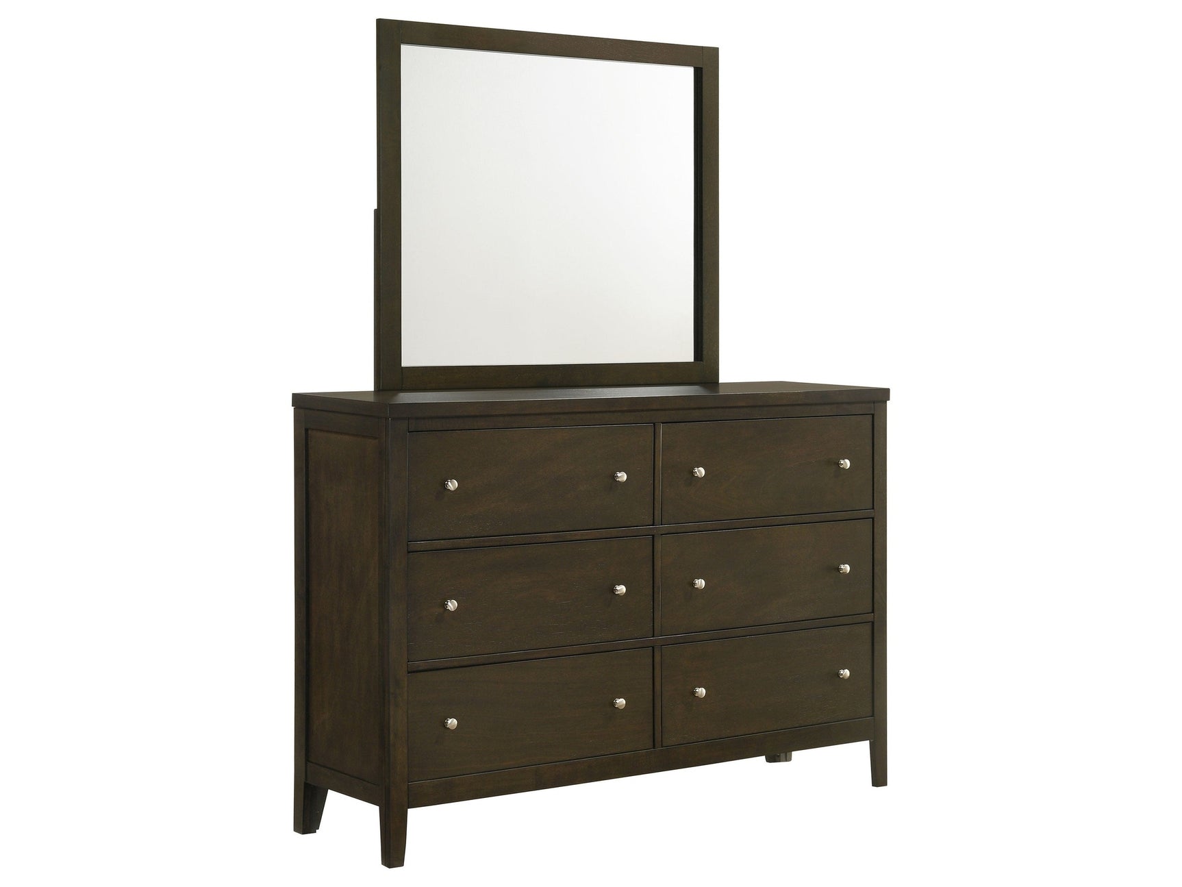 Wilkes Dark Cocoa Dresser and Mirror - Ornate Home