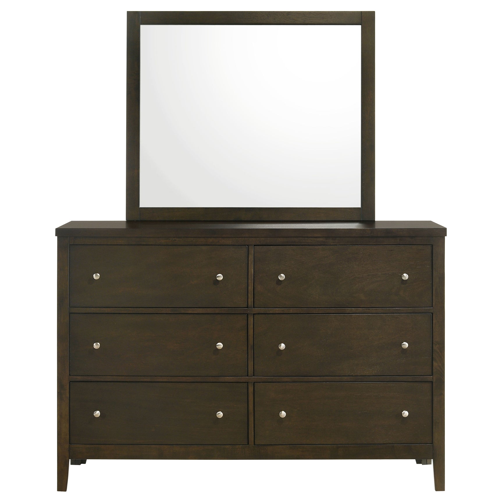 Wilkes Dark Cocoa Dresser and Mirror - Ornate Home