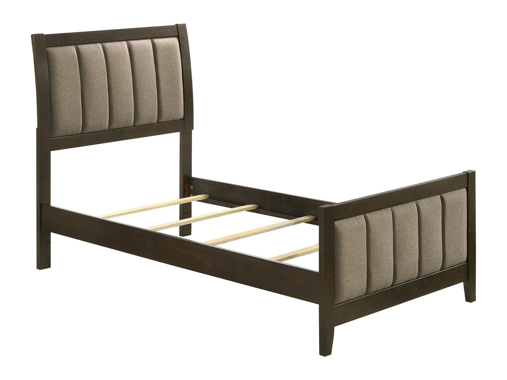 Wilkes Dark Cocoa Twin Panel Bed - Ornate Home