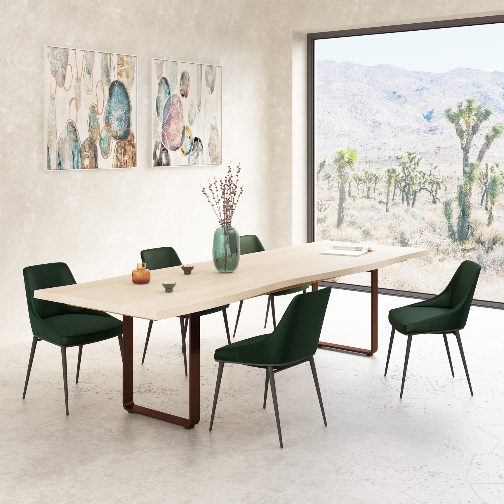 Wilks White Dining Table - Ornate Home