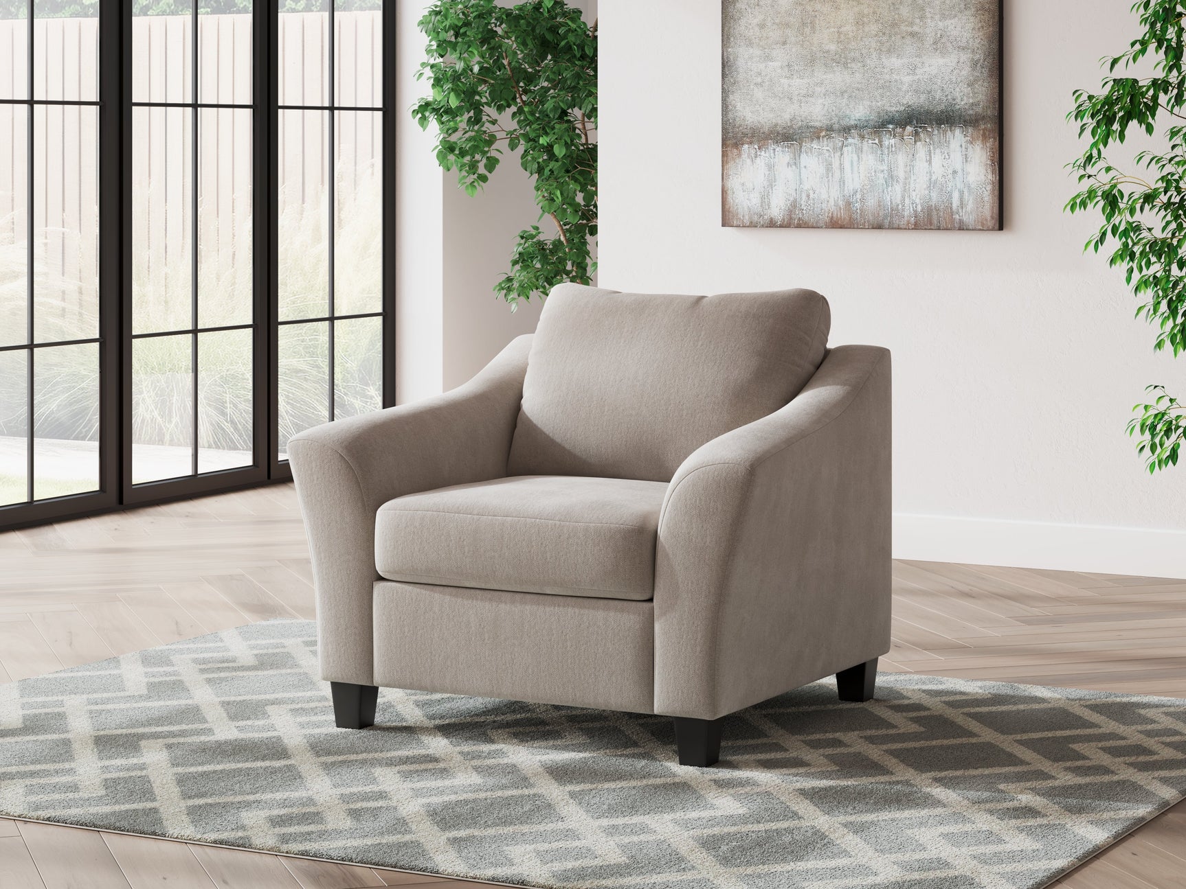 Willarae Taupe Chair and a Half (Online Special Price) - Ornate Home