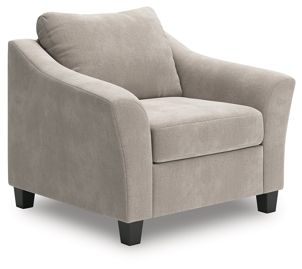 Willarae Taupe Chair and a Half - Ornate Home