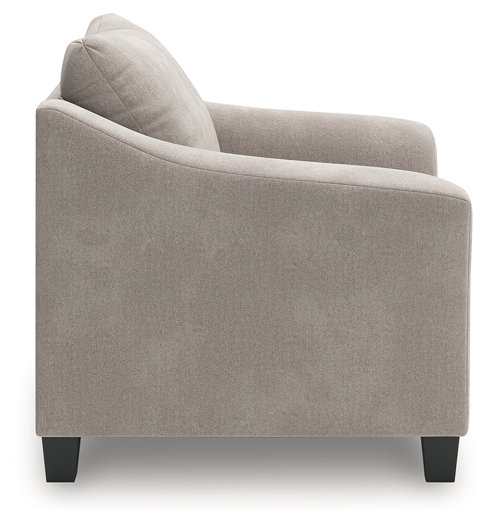 Willarae Taupe Chair and a Half - Ornate Home