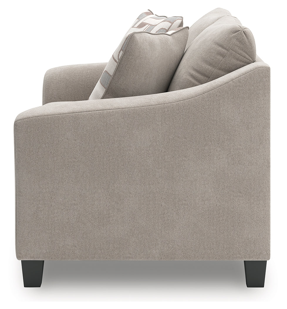 Willarae Taupe Loveseat - Ornate Home