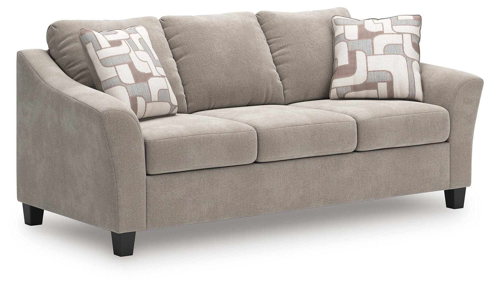 Willarae Taupe Queen Sofa Sleeper - Ornate Home