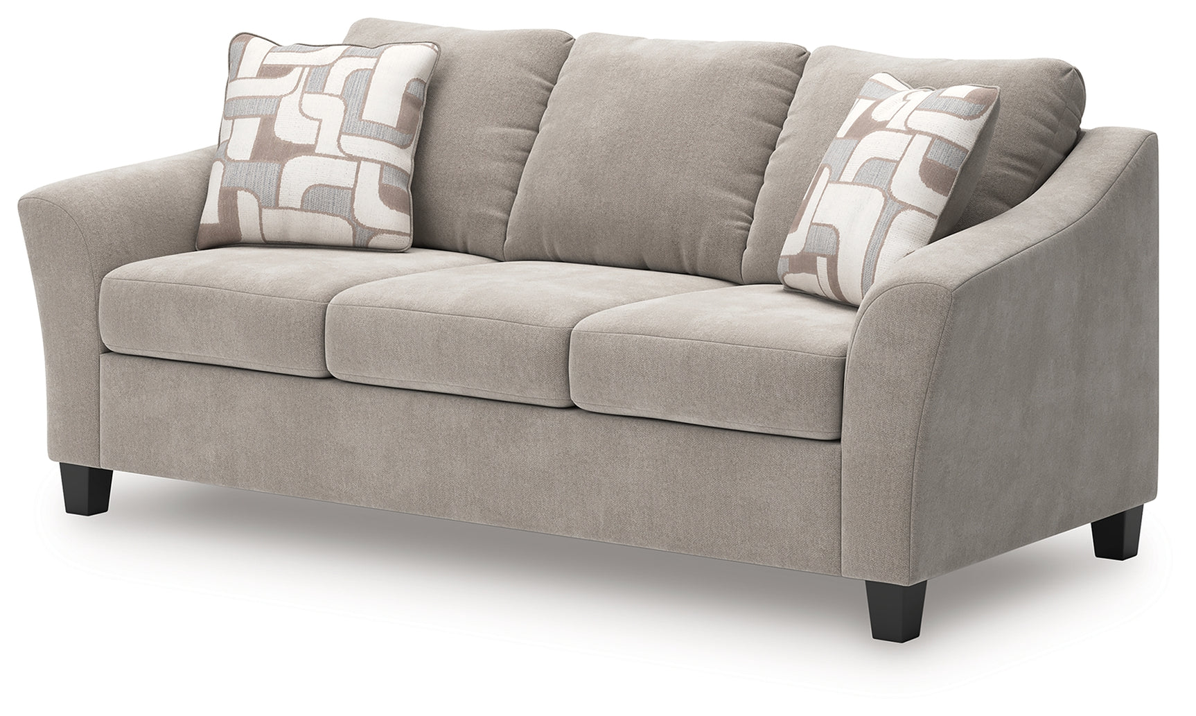 Willarae Taupe Queen Sofa Sleeper - Ornate Home