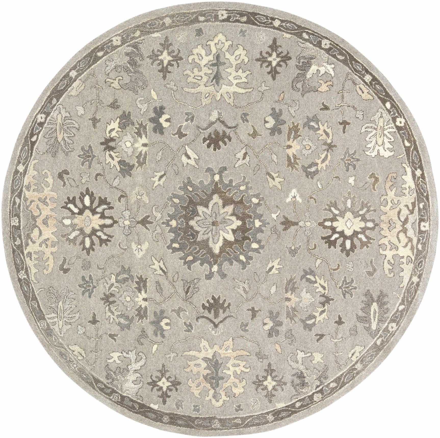 Willimantic Beige Thick Wool Rug - Ornate Home