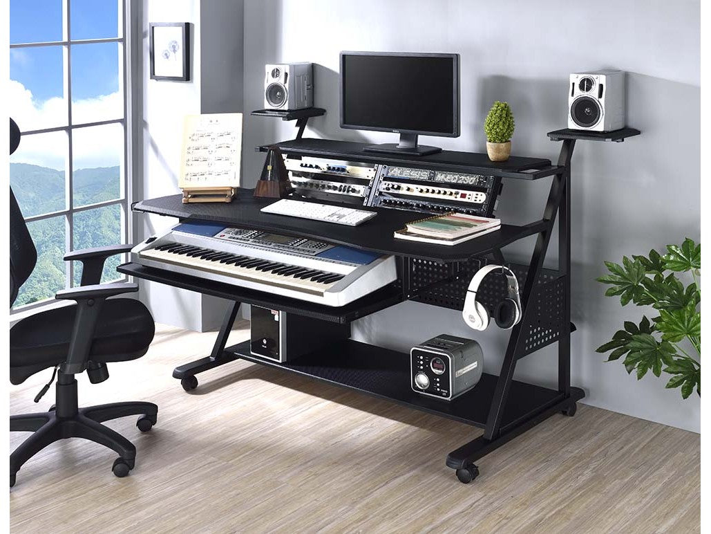 Willow Black Music Desk - Ornate Home