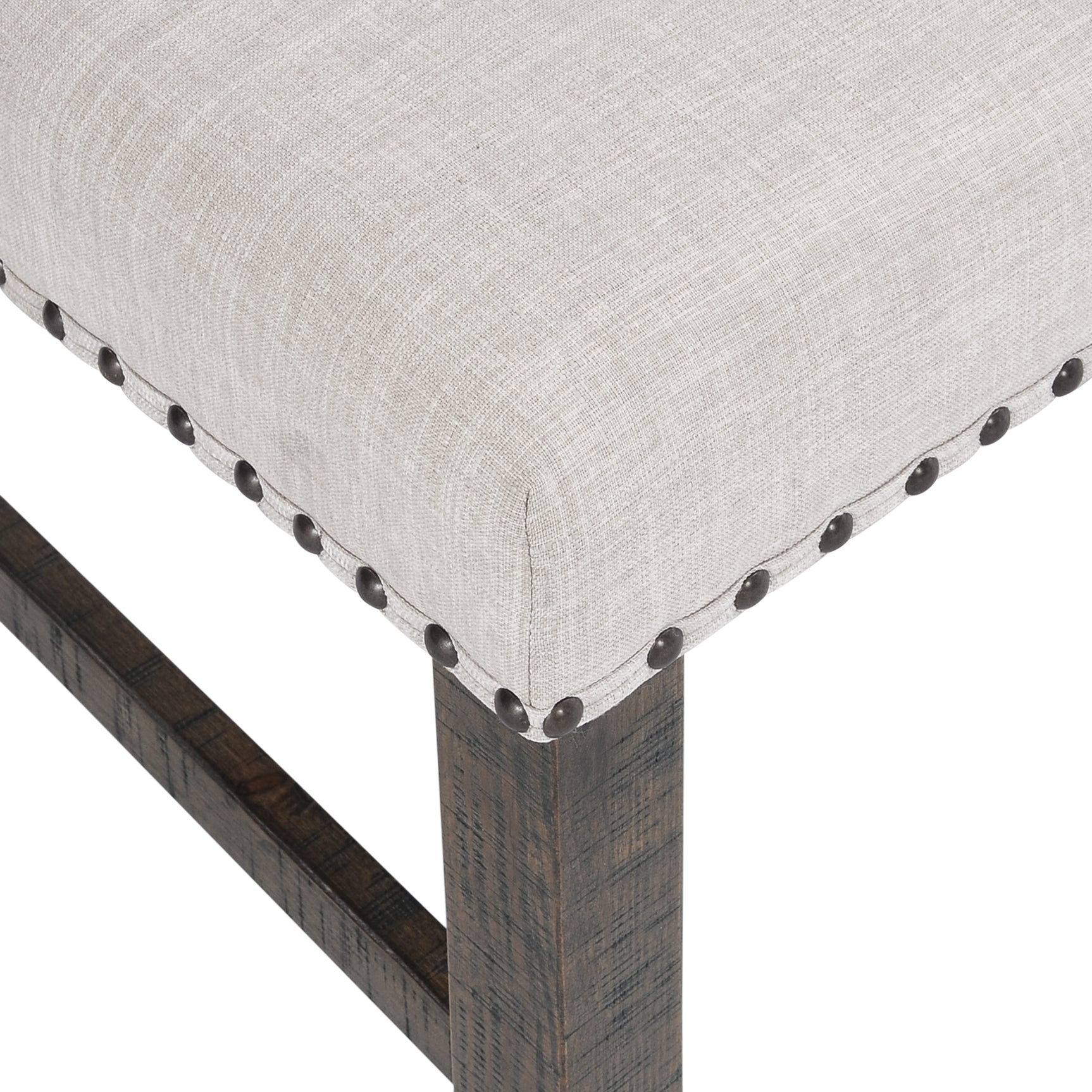 Willow Creek Brown/Cream Dining Bench - Ornate Home