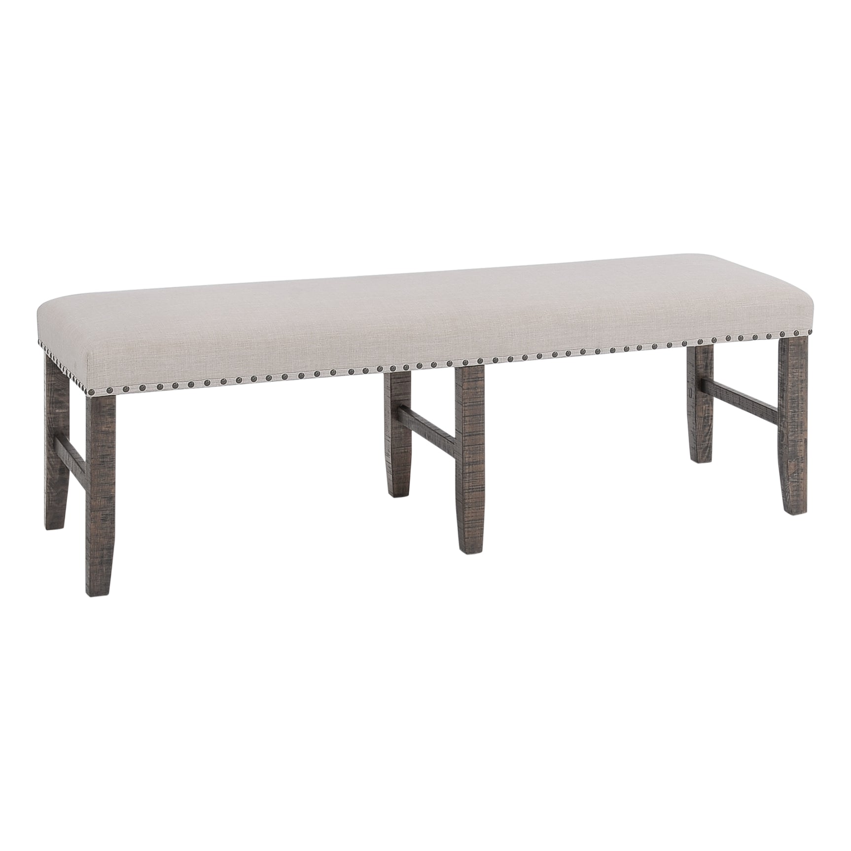 Willow Creek Brown/Cream Dining Bench - Ornate Home