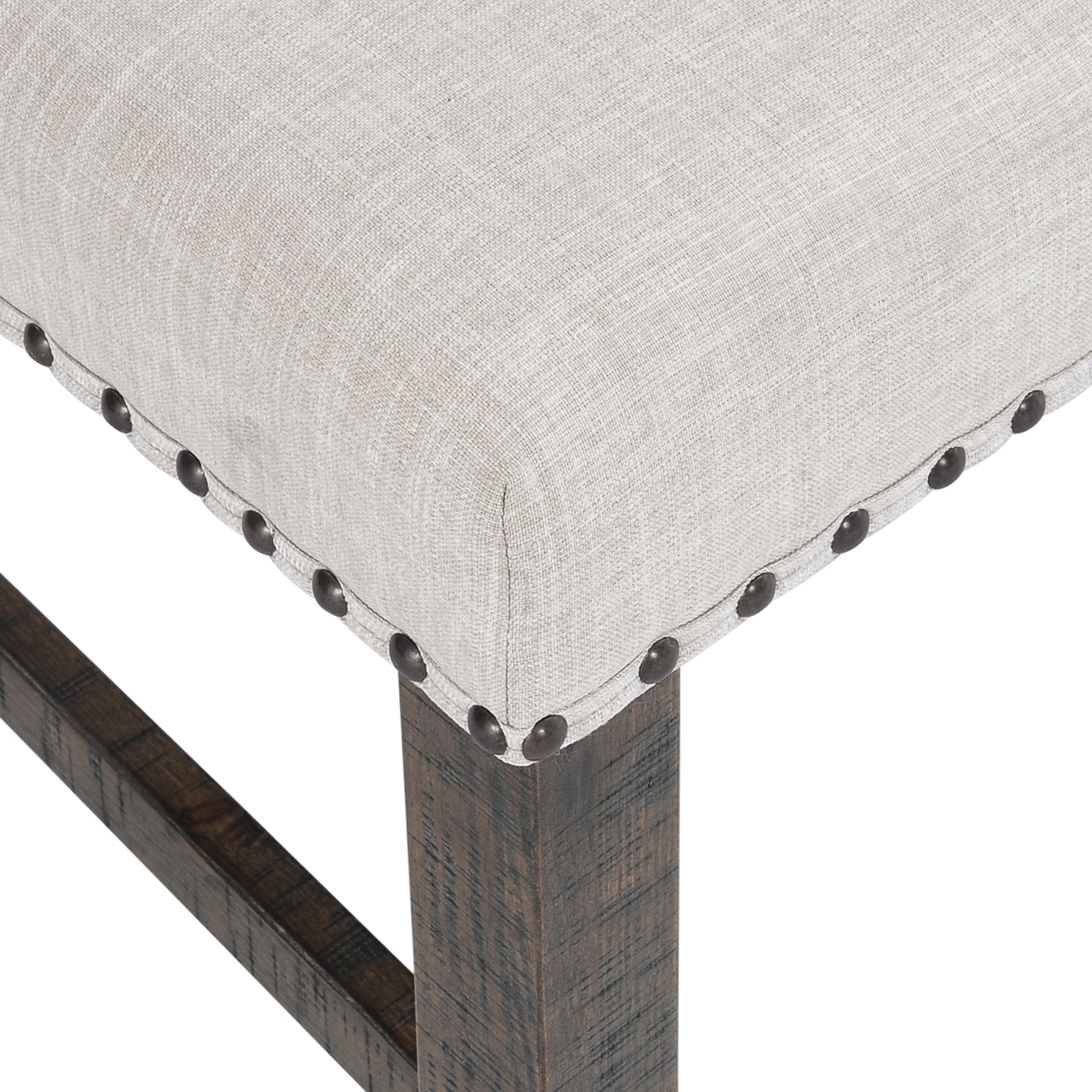 Willow Creek Brown/Cream Slatback Chair (Set of 2) - Ornate Home