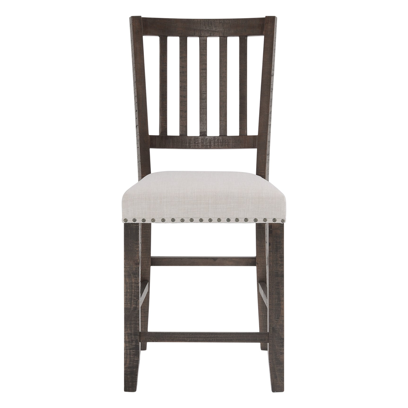 Willow Creek Brown/Cream Slatback Stool (Set of 2) - Ornate Home