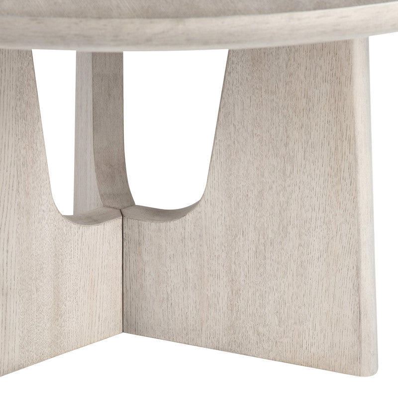 Willow White Round Dining Table - Ornate Home