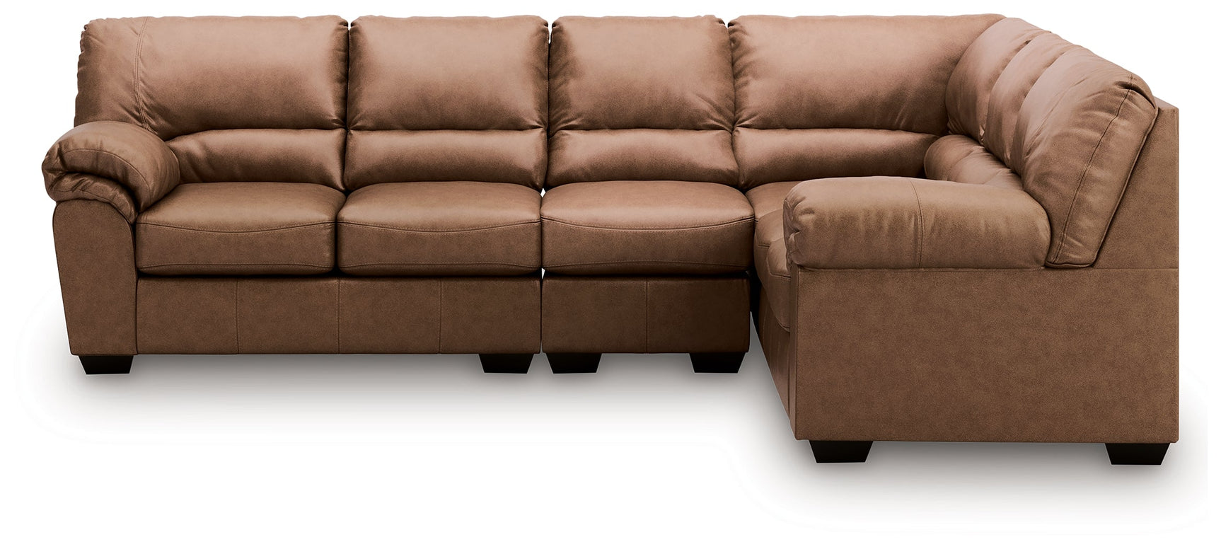 WillowBend Caramel 3-Piece L Shaped Sectional (Online Special Price) - Ornate Home