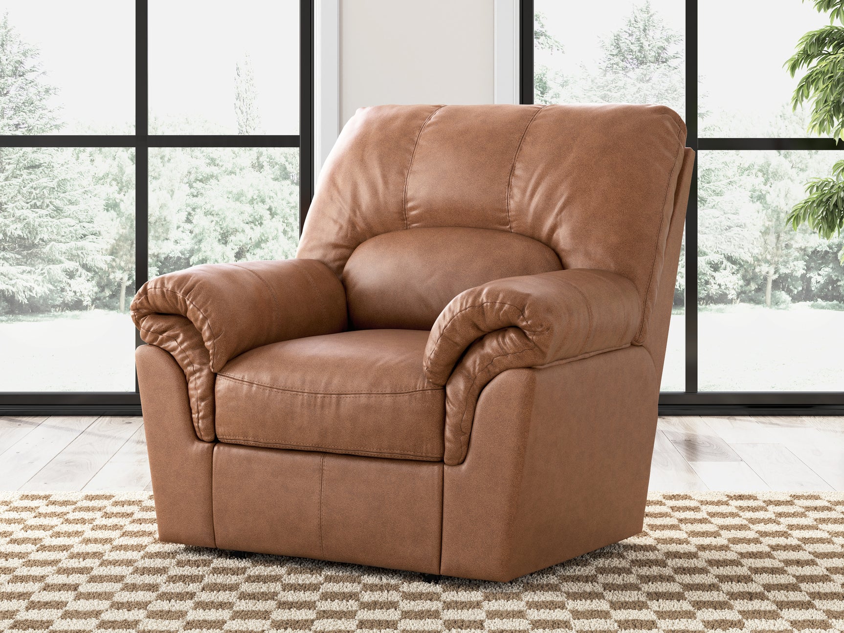 WillowBend Caramel Rocker Recliner - Ornate Home