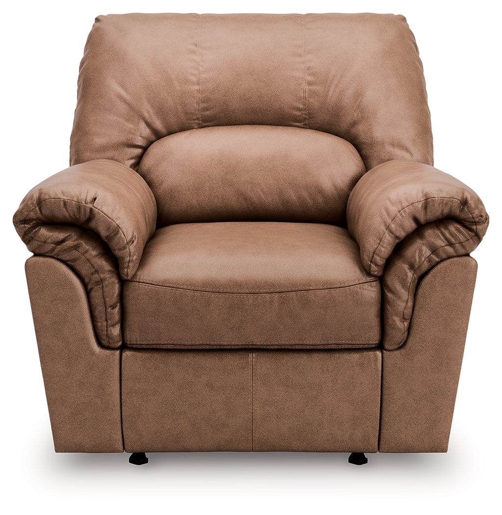 WillowBend Caramel Rocker Recliner - Ornate Home