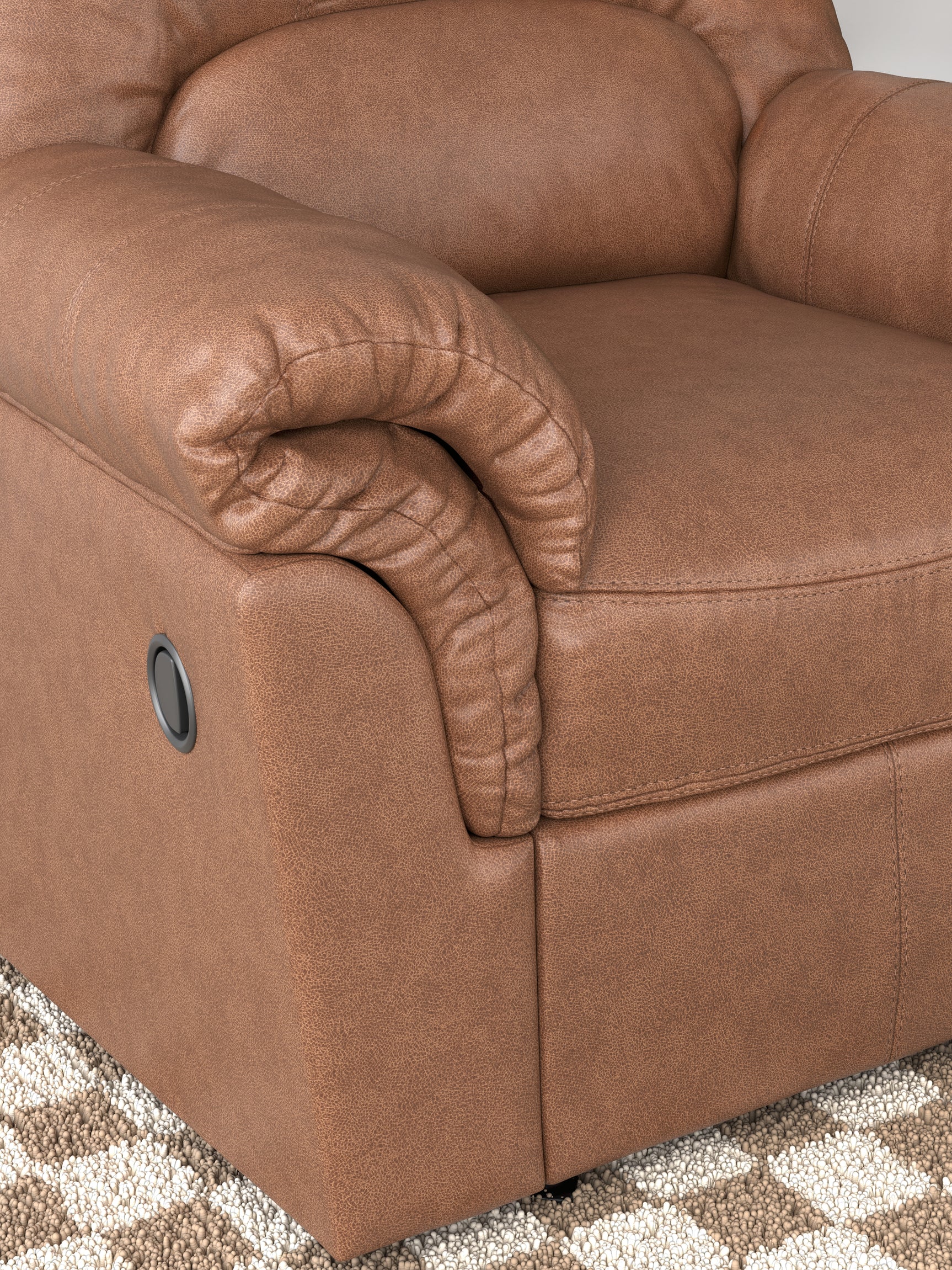 WillowBend Caramel Rocker Recliner - Ornate Home