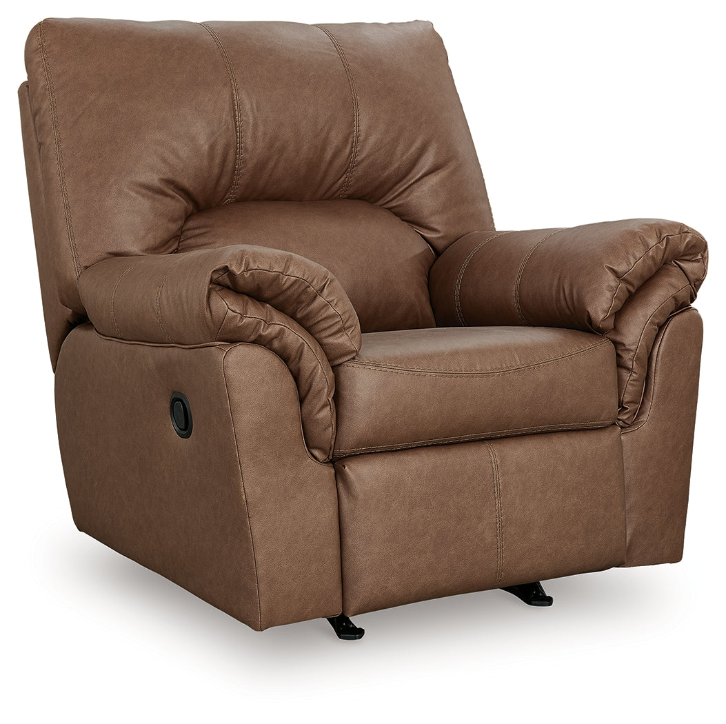 WillowBend Caramel Sofa, Loveseat and Recliner - Ornate Home
