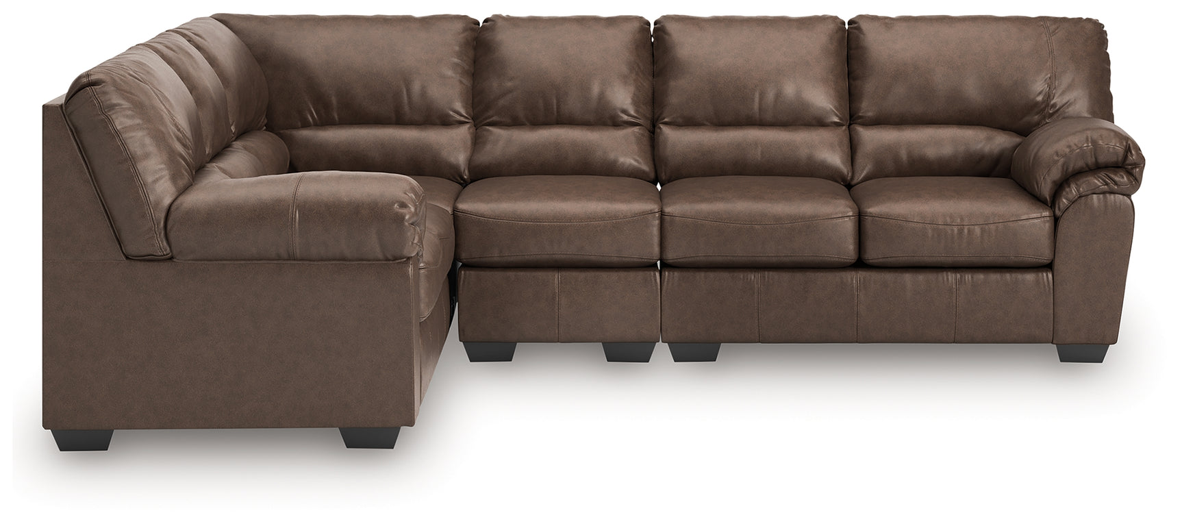 WillowBend Umber 3-Piece Sectional - Ornate Home