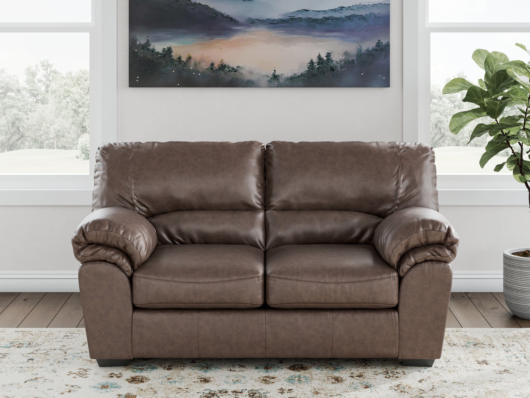 WillowBend Umber Loveseat - Ornate Home